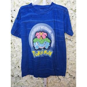 1999 PokeMon Kids TShirt 7 TyeDye  Venausaur, Catch Em All, 90's Baby, Cool Kids